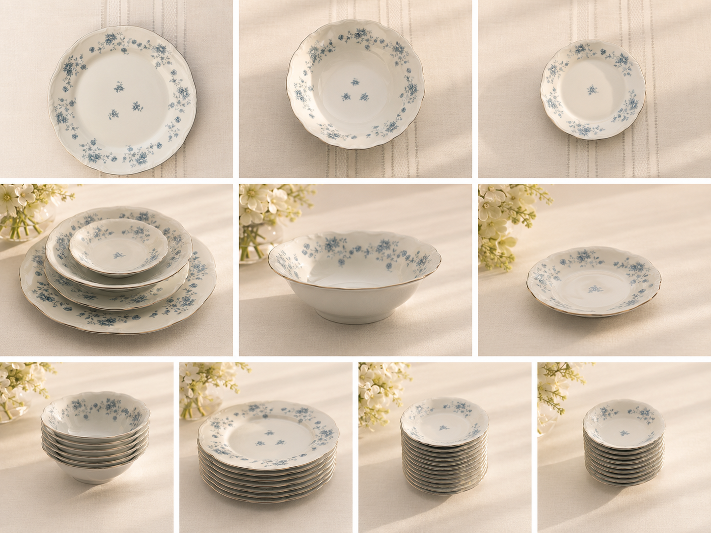 Johann Haviland Blue Garland 31-Piece Service for Six