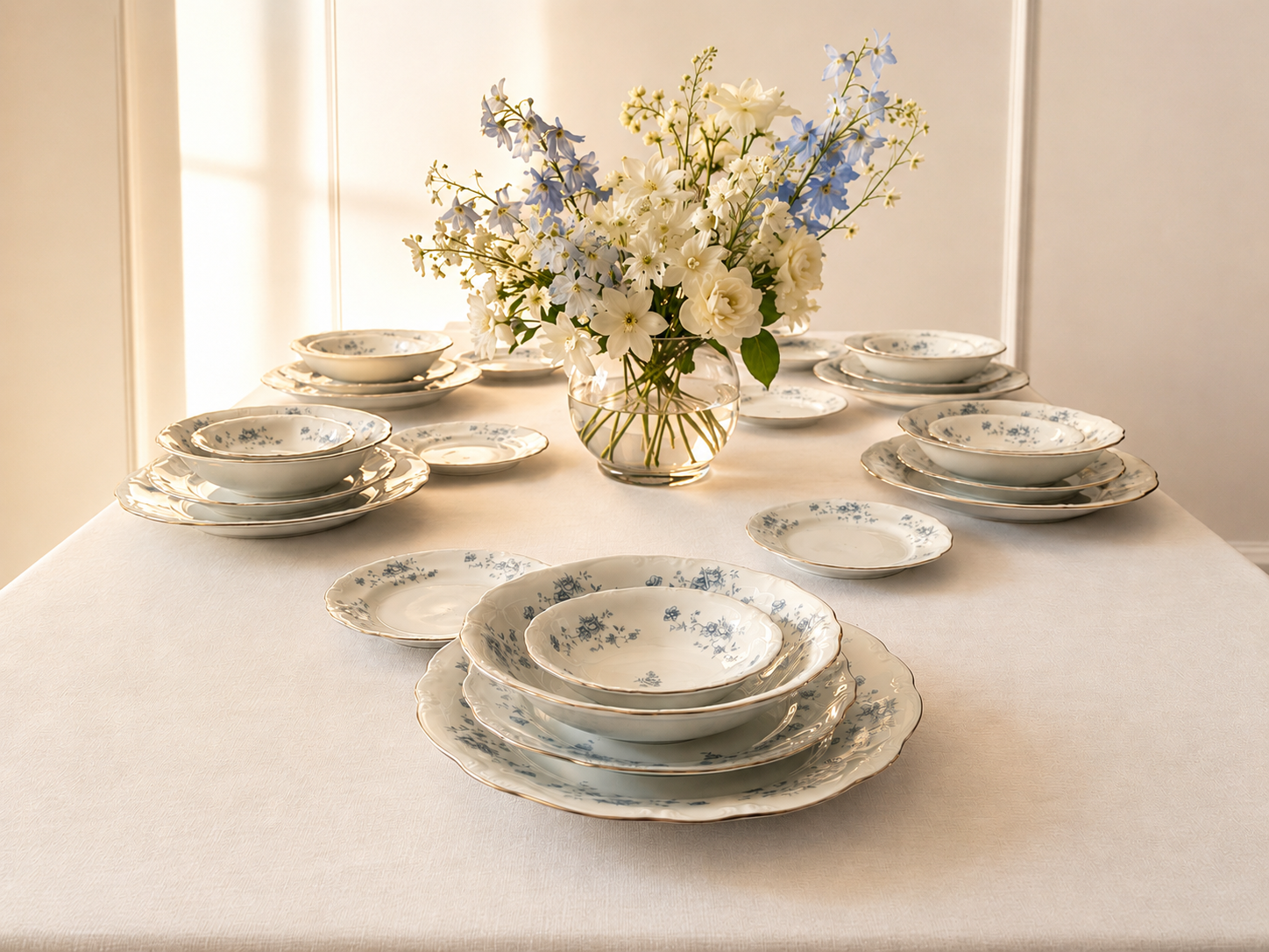 Johann Haviland Blue Garland 31-Piece Service for Six