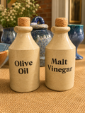 Pearson's of Chesterfield Oil and Malt Vinegar Jugs