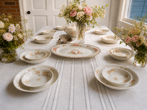 Bernardaud Limoges BER130 Coupe Soup Bowl, 7⅜ Inch