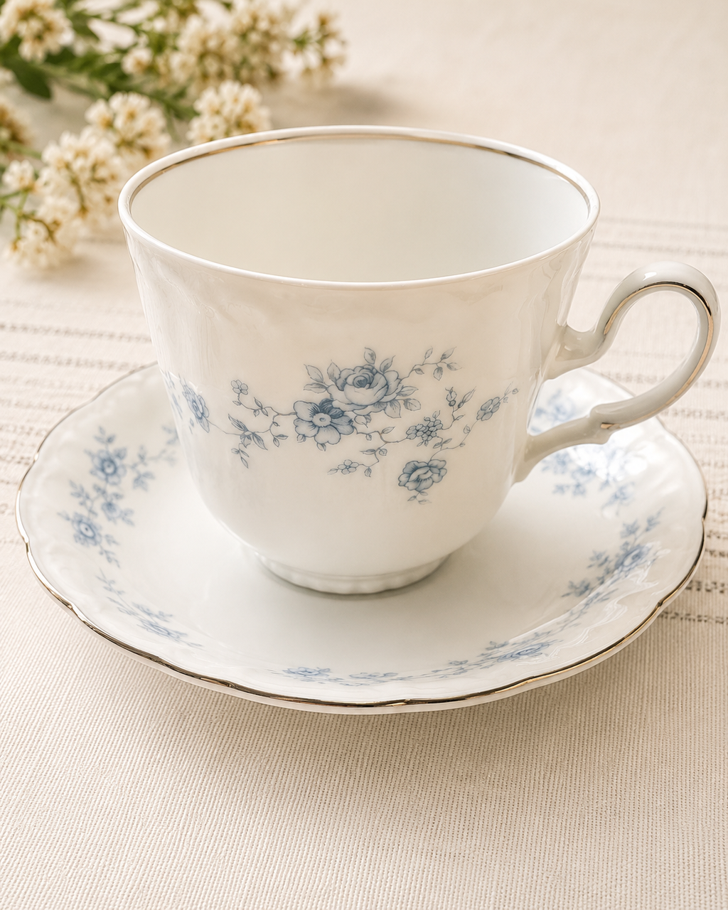 Johann Haviland Blue Garland Tea Set for Four, 8 Pieces