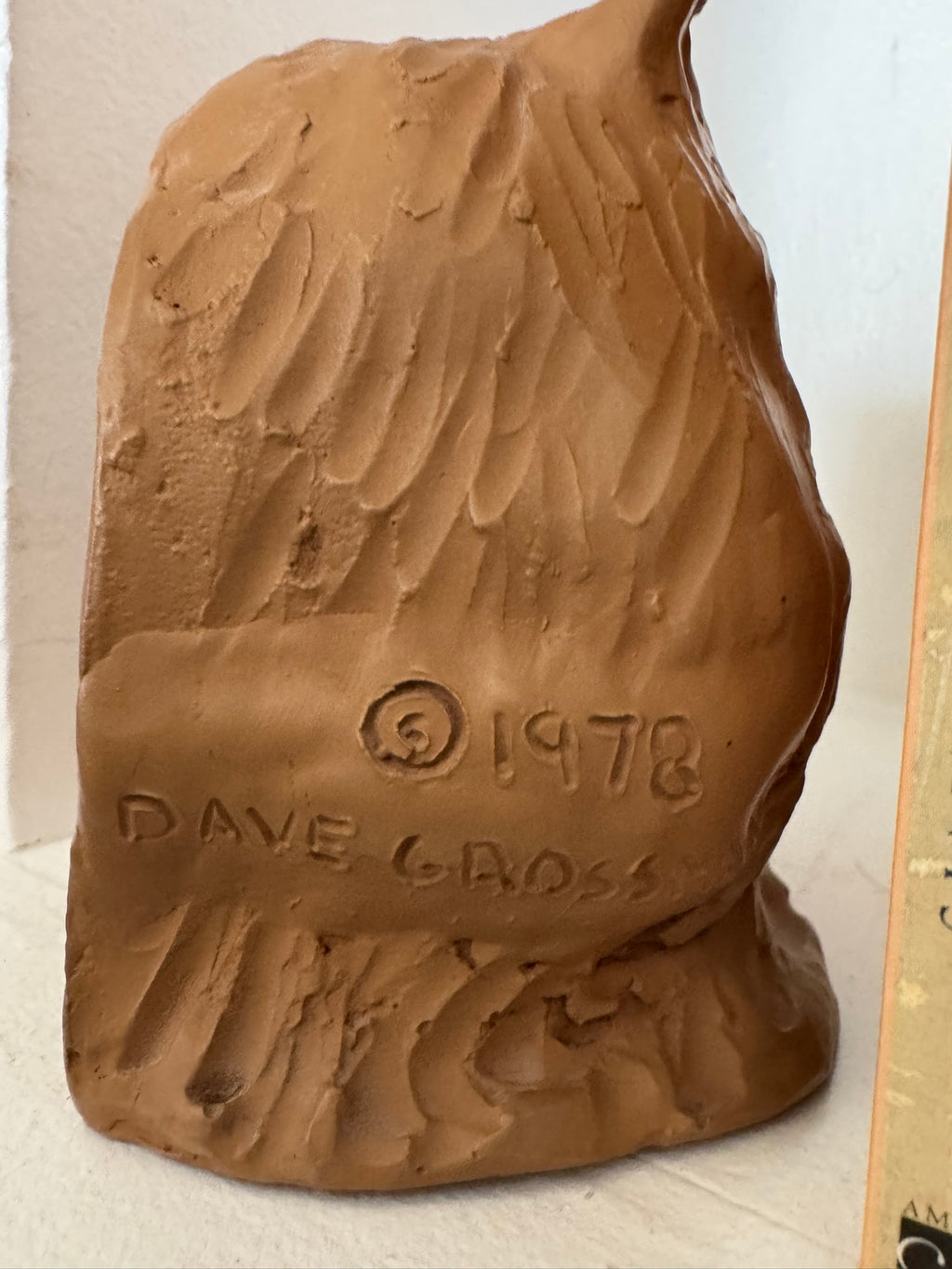 David Grossman Owl Bookends — 1978 Vintage Sculptural Resin, Dave Grossman Designs
