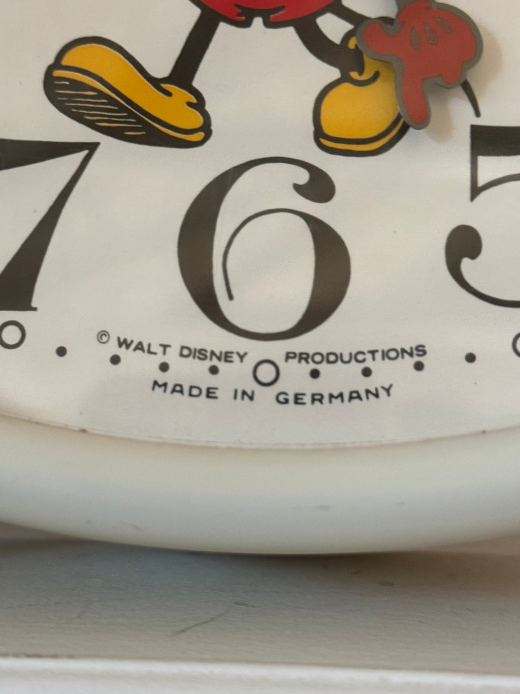 Vintage Bradley Mickey Mouse Alarm Clock — Walt Disney, Twin Bell, Made in West Germany