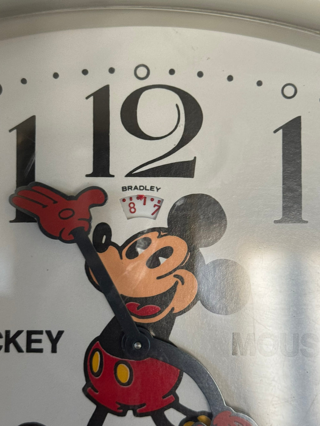 Vintage Bradley Mickey Mouse Alarm Clock — Walt Disney, Twin Bell, Made in West Germany