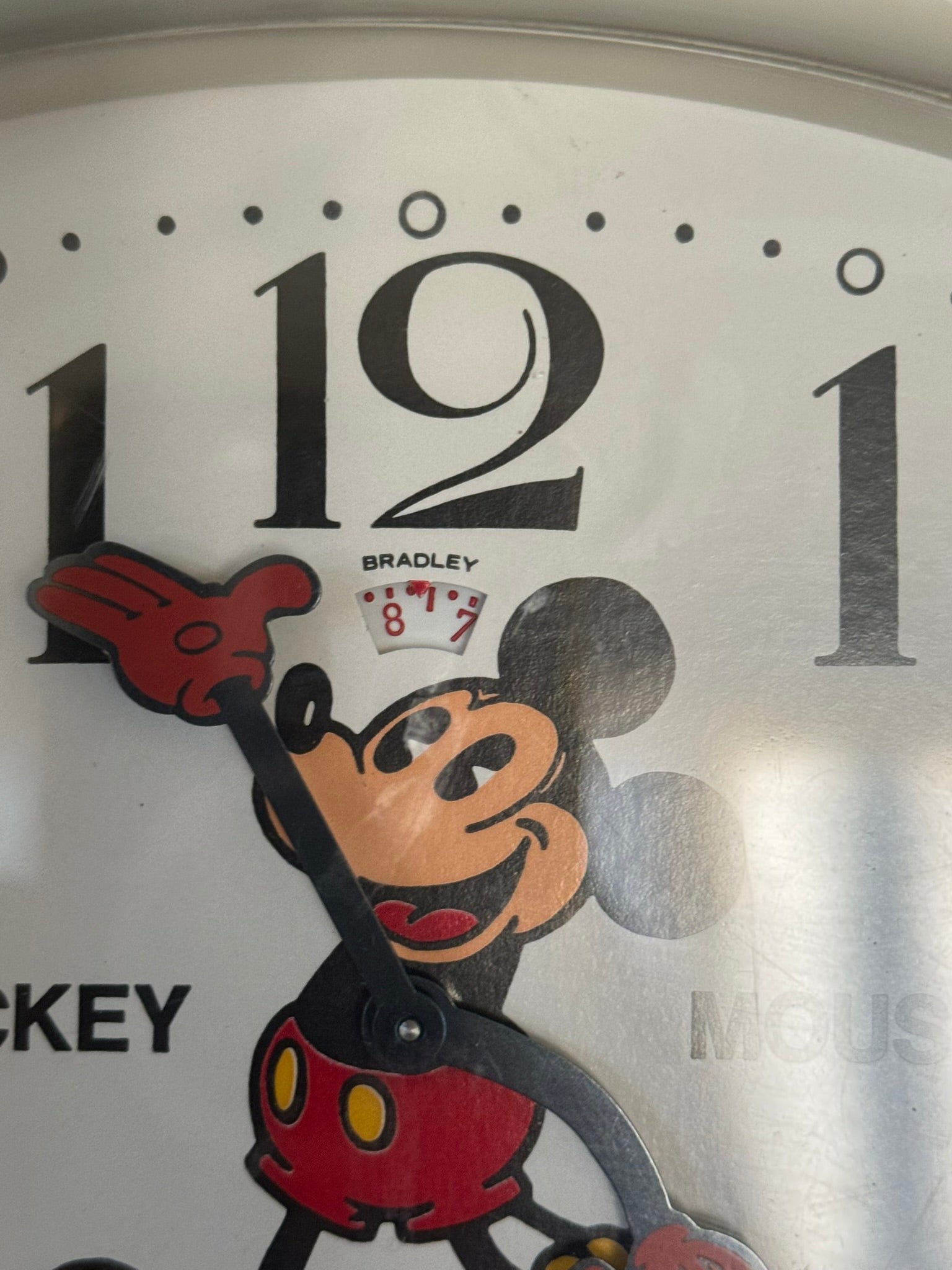 Vintage Bradley Mickey Mouse Alarm Clock — Walt Disney, Twin Bell, Made in West Germany