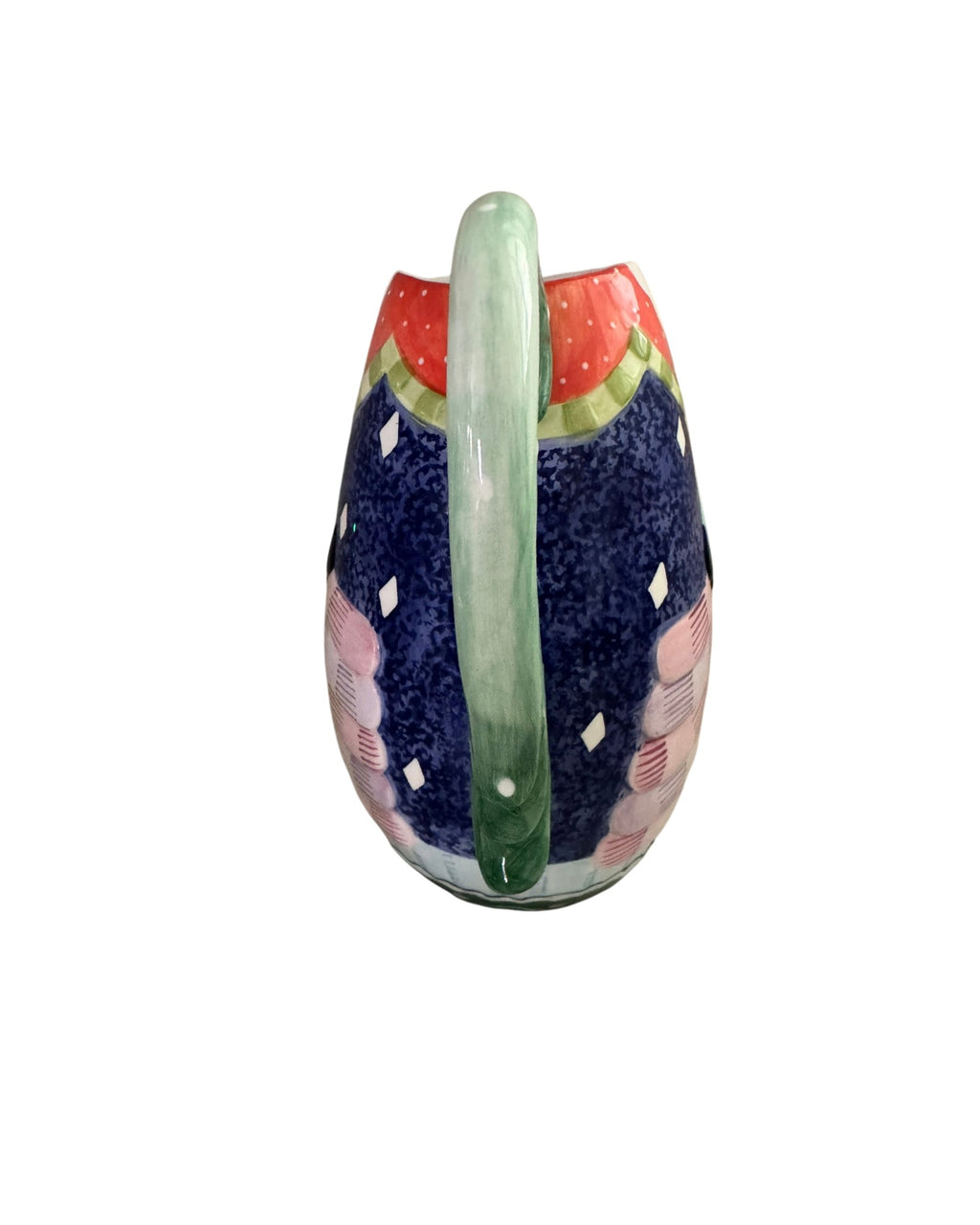 Fitz & Floyd "Gypsy Chick" Ceramic Bird Pitcher