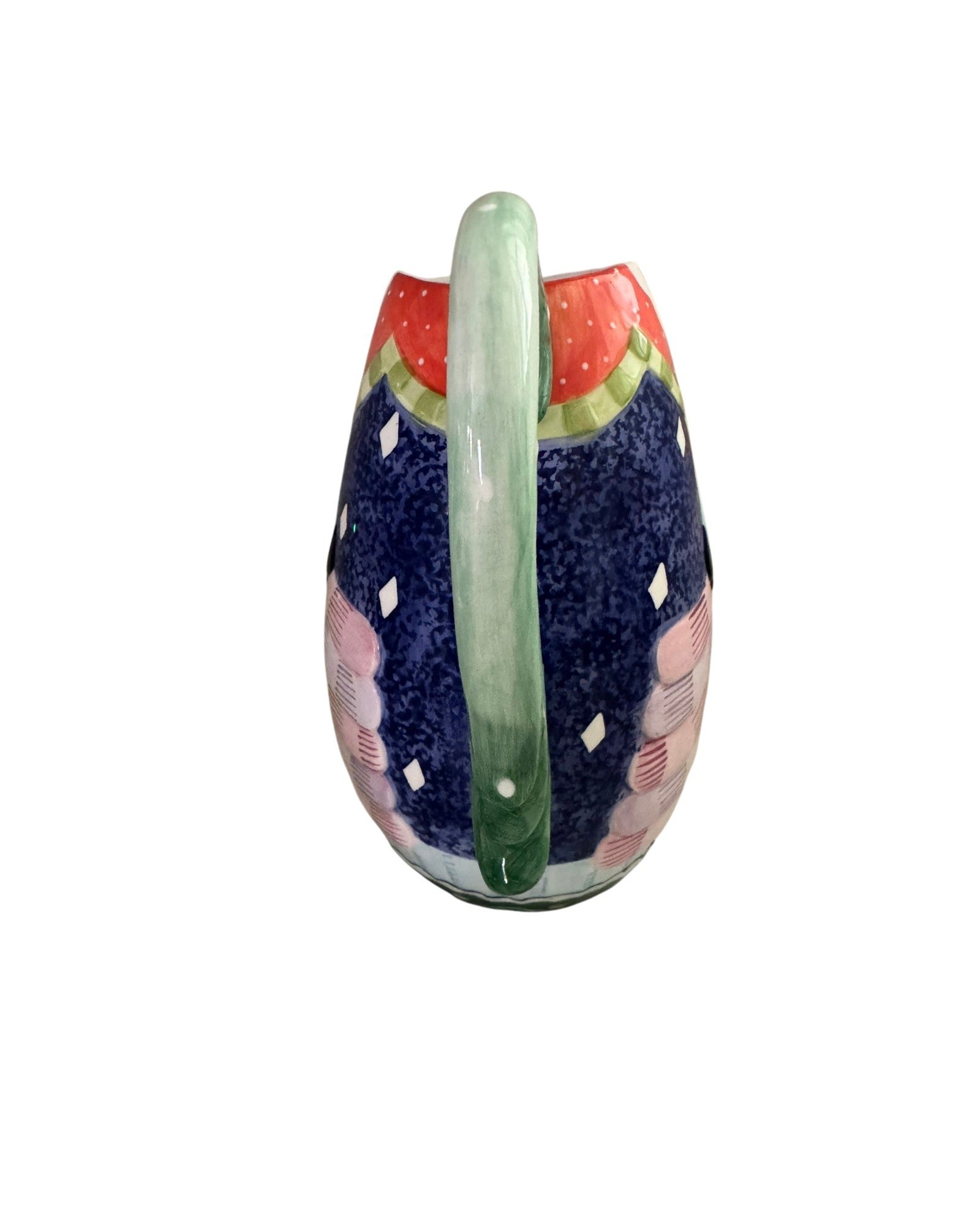 Fitz & Floyd "Gypsy Chick" Ceramic Bird Pitcher