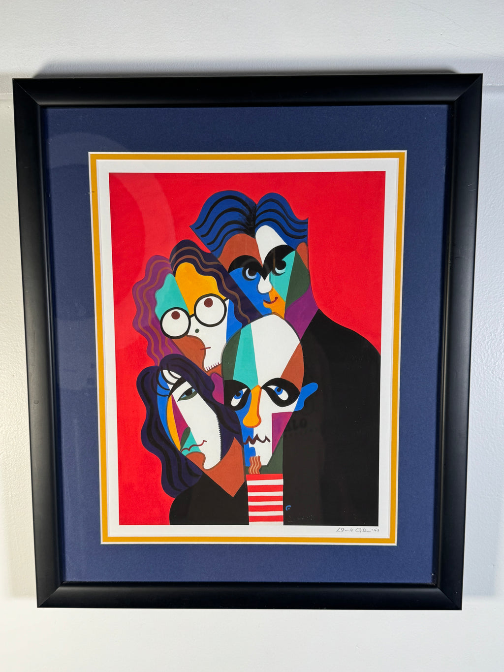David Cowles — Original R.E.M. Gouache, Signed, 19×16" Rare!