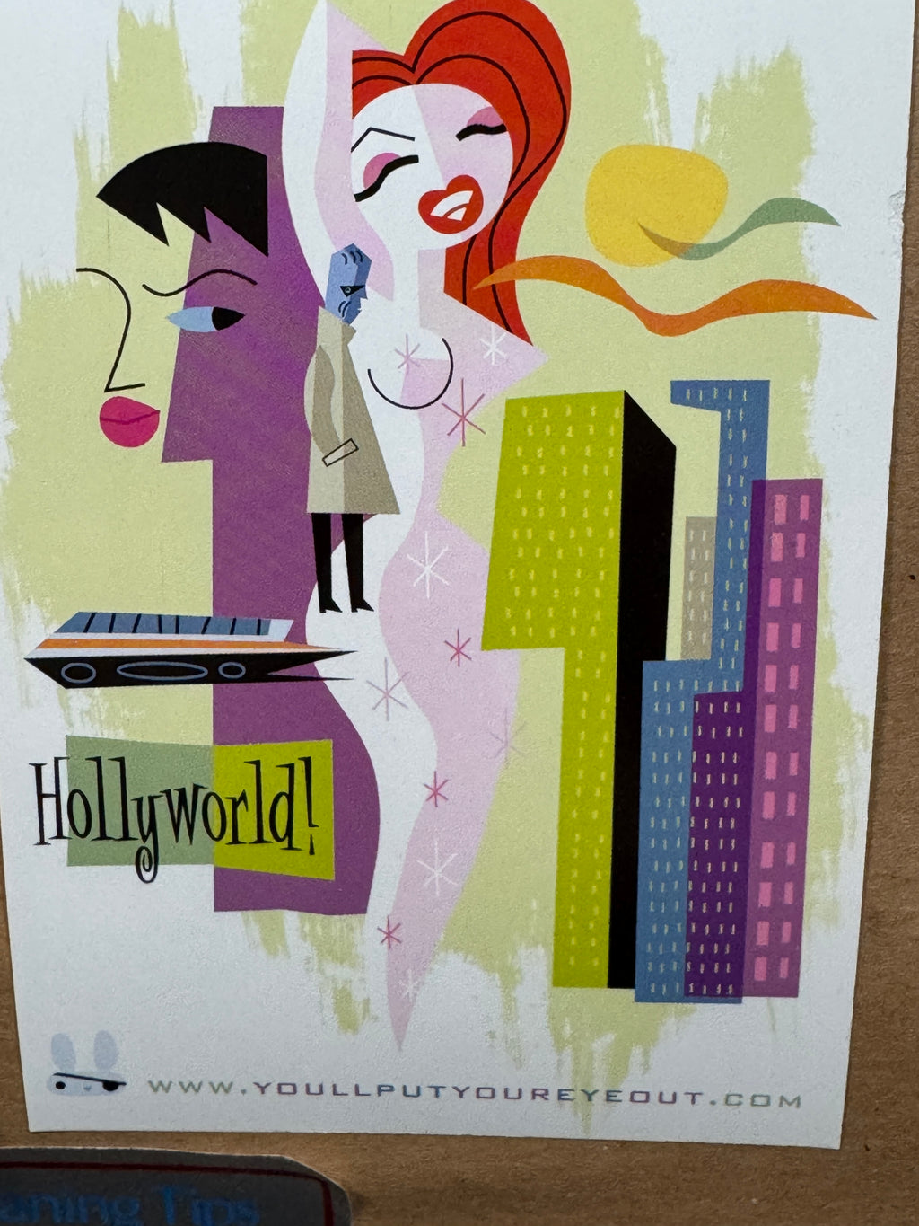 David Cowles — Original R.E.M. Gouache, Signed, 19×16" Rare!