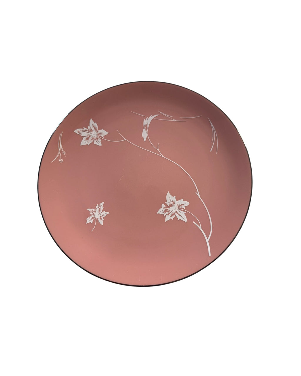 Flintridge Damask Pink Leaf Bread & Butter Plate
