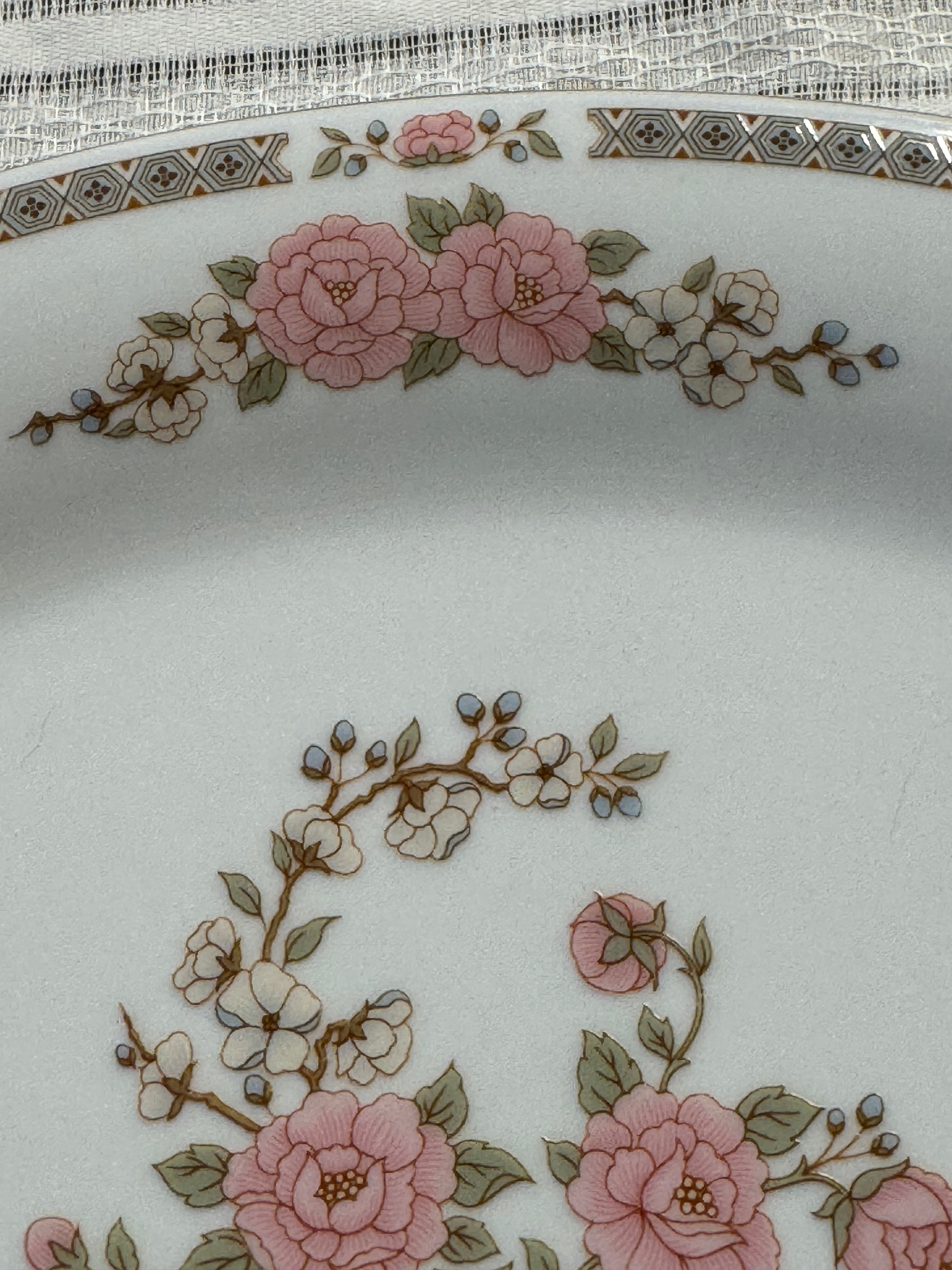 Fairfield Floral Mist Serving Tray by Yung Shen, 14 Inch