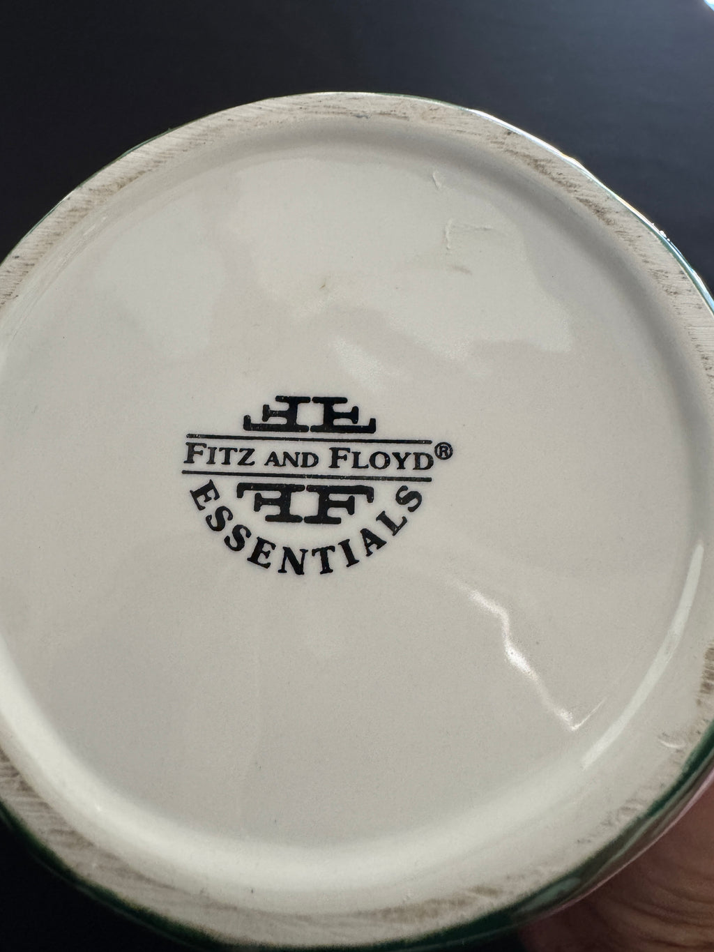 Fitz & Floyd "Gypsy Chick" Ceramic Bird Pitcher