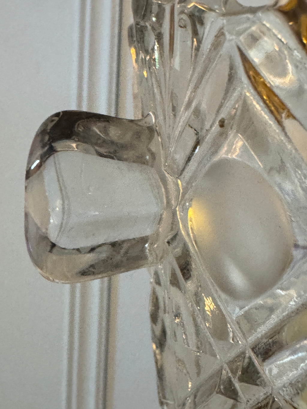 CATCO Italian Marble & Romanian Crystal Table Lamp