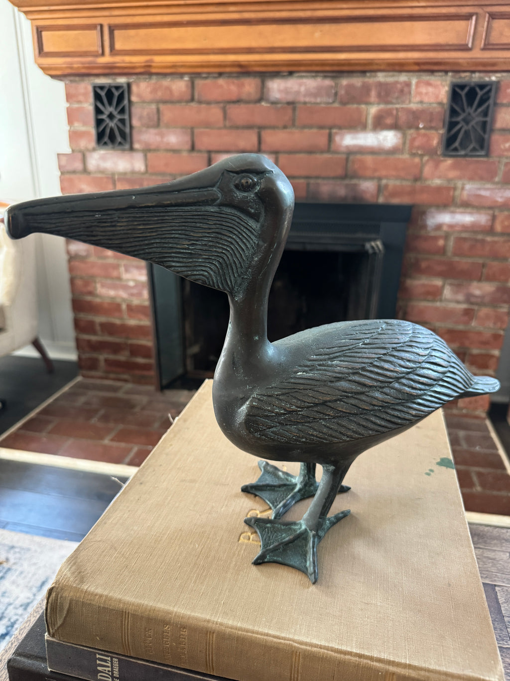 Gatco San Francisco Solid Brass Pelican Sculpture