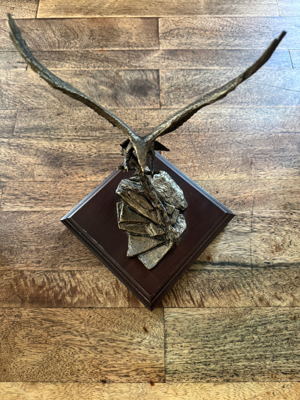Wally Shoop "Dead Aim" Signed Bronze Eagle 1698/2500