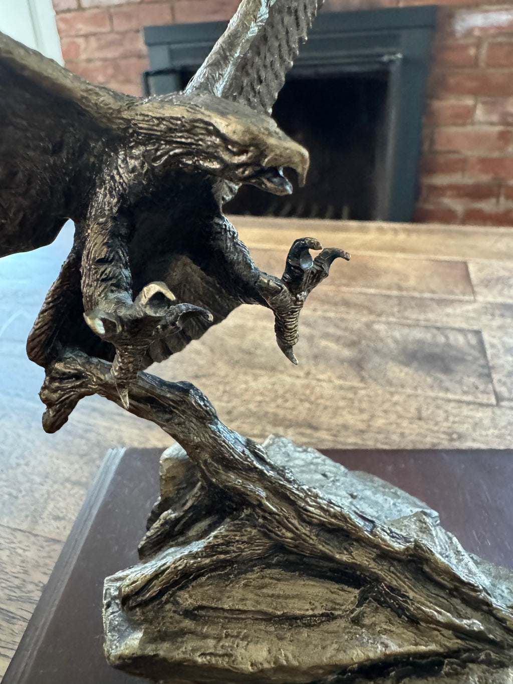 Wally Shoop "Dead Aim" Signed Bronze Eagle 1698/2500