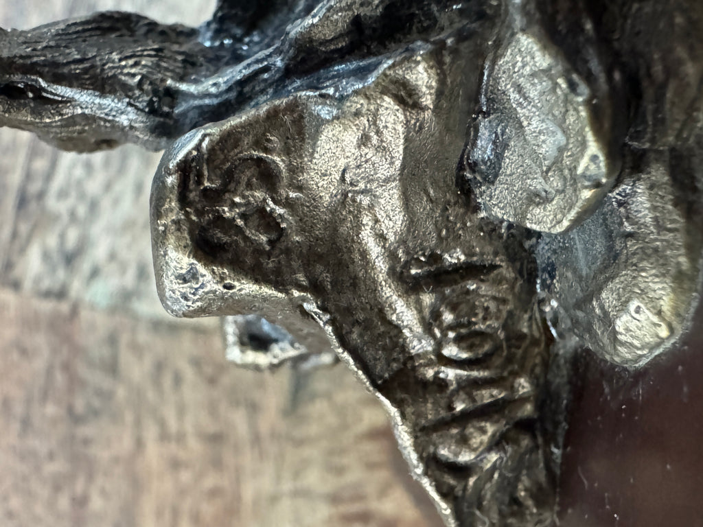 Wally Shoop "Dead Aim" Signed Bronze Eagle 1698/2500