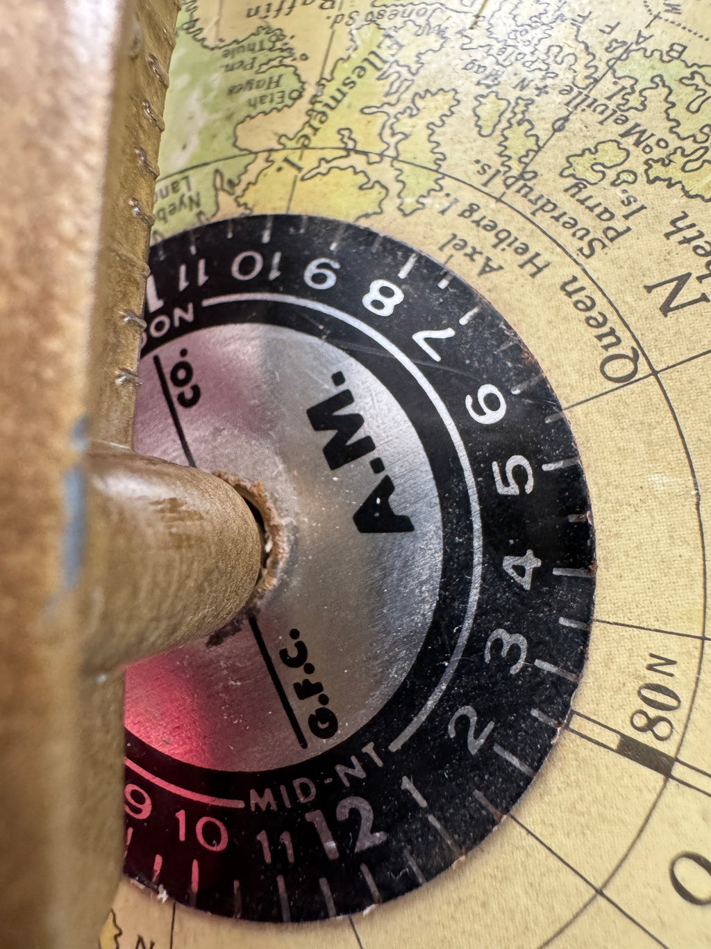 Cram's Imperial World Cold War-Era Tabletop Globe