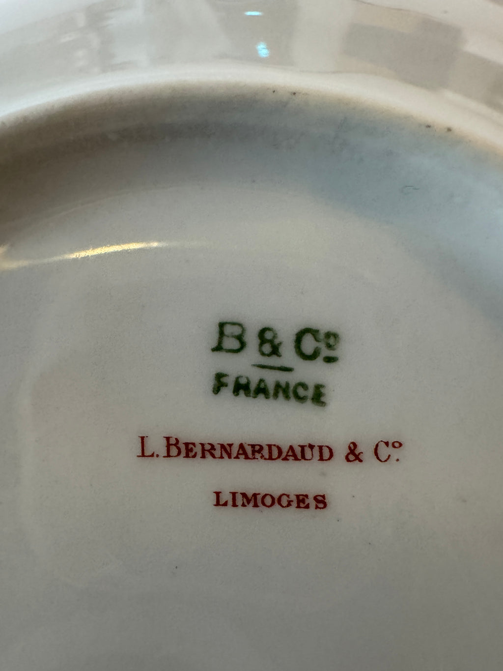Bernardaud Limoges BER130 Floral Saucer, 5⅝ Inch